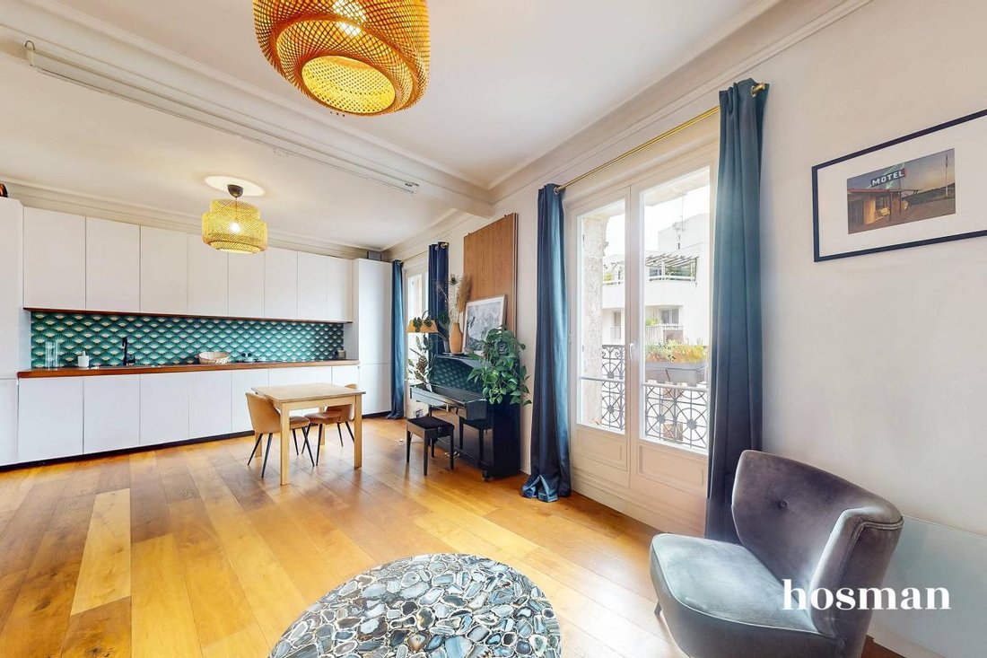 Apartment in Bas Belleville, Paris 19e Arrondissement, Paris 2 - 18437975