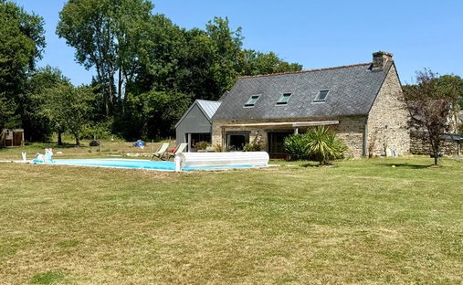 House in Ploneour-Lanvern, Brittany, France 1