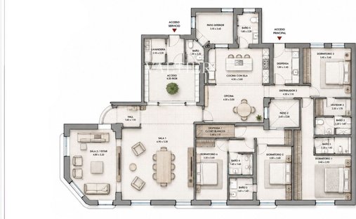 Appartement à Salamanque, Madrid, Espagne 1