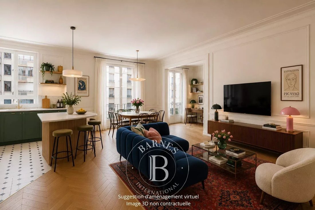 Apartment in Muette Nord, Paris 16e Arrondissement, Paris 1 - 17549957
