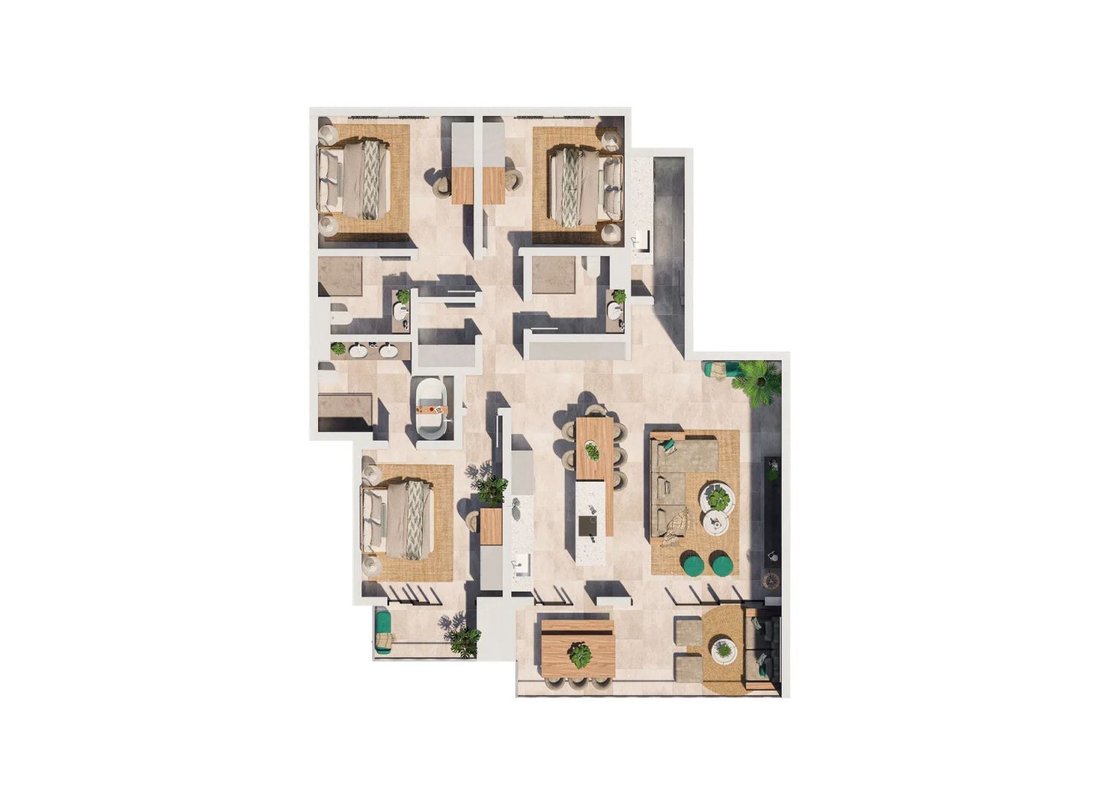 Apartment in Grand Baie, Rivière du Rempart District, Mauritius 4 - 15635572