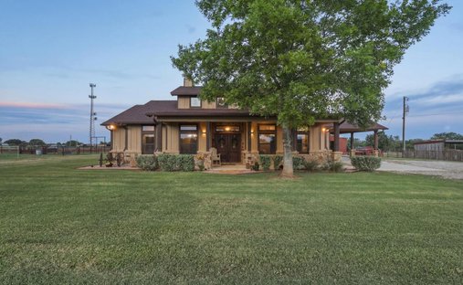 Corps de ferme à La Vernia, Texas, États-Unis 1