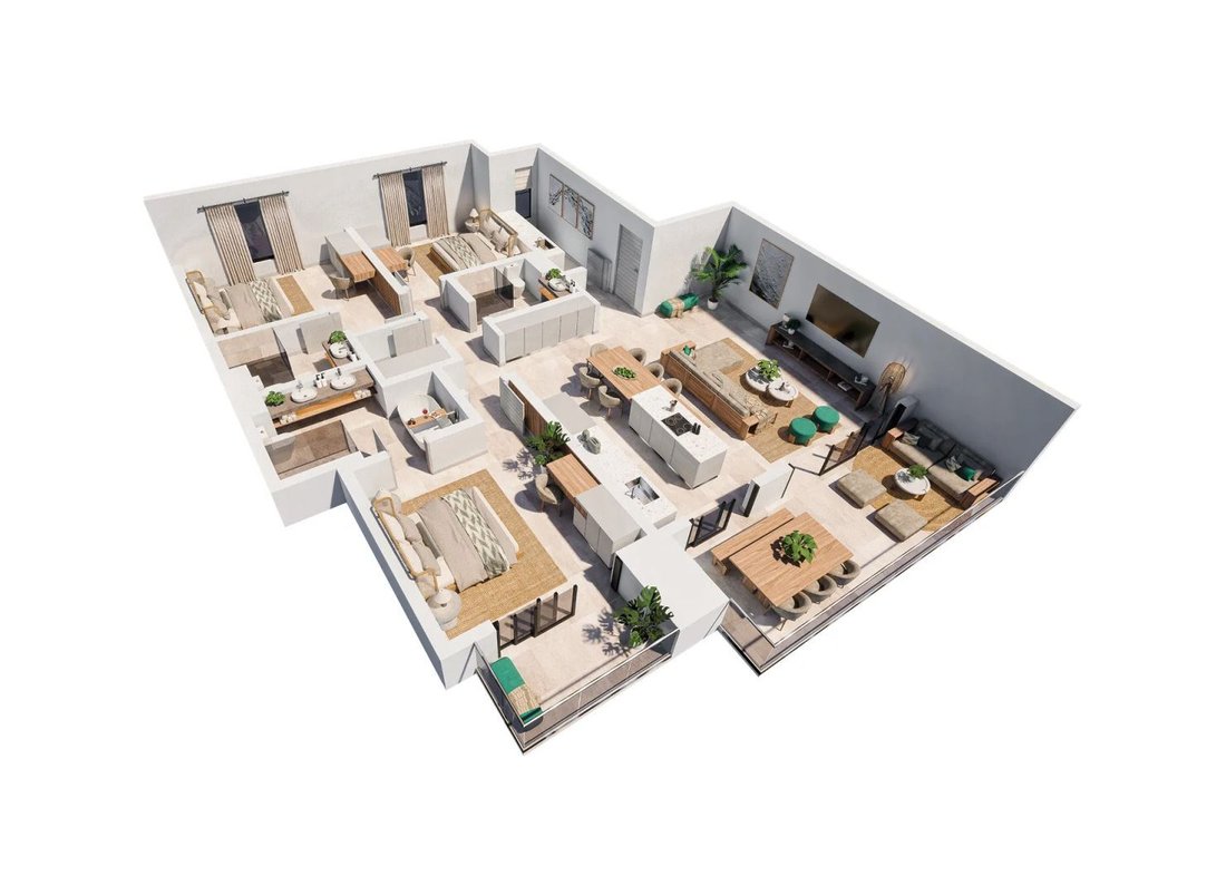 Apartment in Grand Baie, Rivière du Rempart District, Mauritius 3 - 15635572