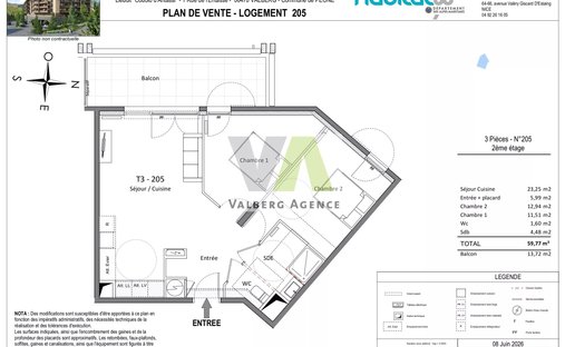 Wohnung in Pecquencourt, Nordfrankreich, Frankreich 1