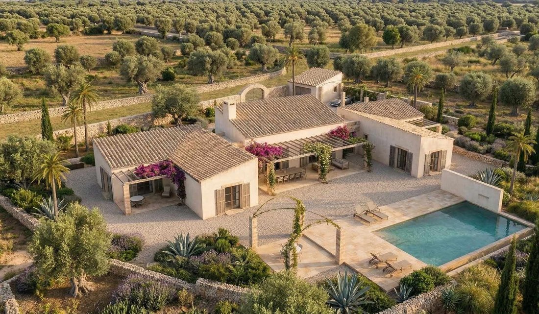 Land in Santa Maria del Cami, Balearic Islands, Spain 1 - 18479572
