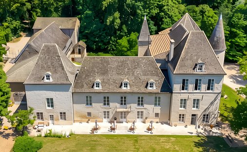 Castello a Boyer, Borgogna-Franca Contea, Francia 1