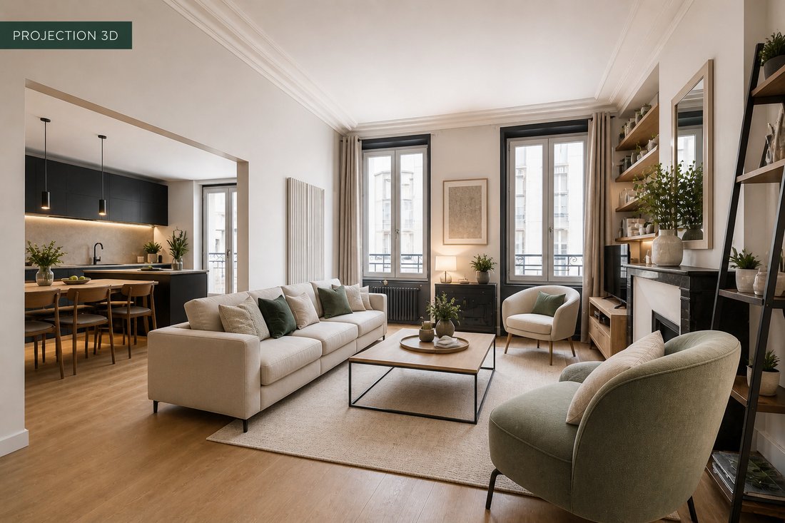 Apartment in Bois de Boulogne, Paris 16e Arrondissement, Paris 1 - 18483602