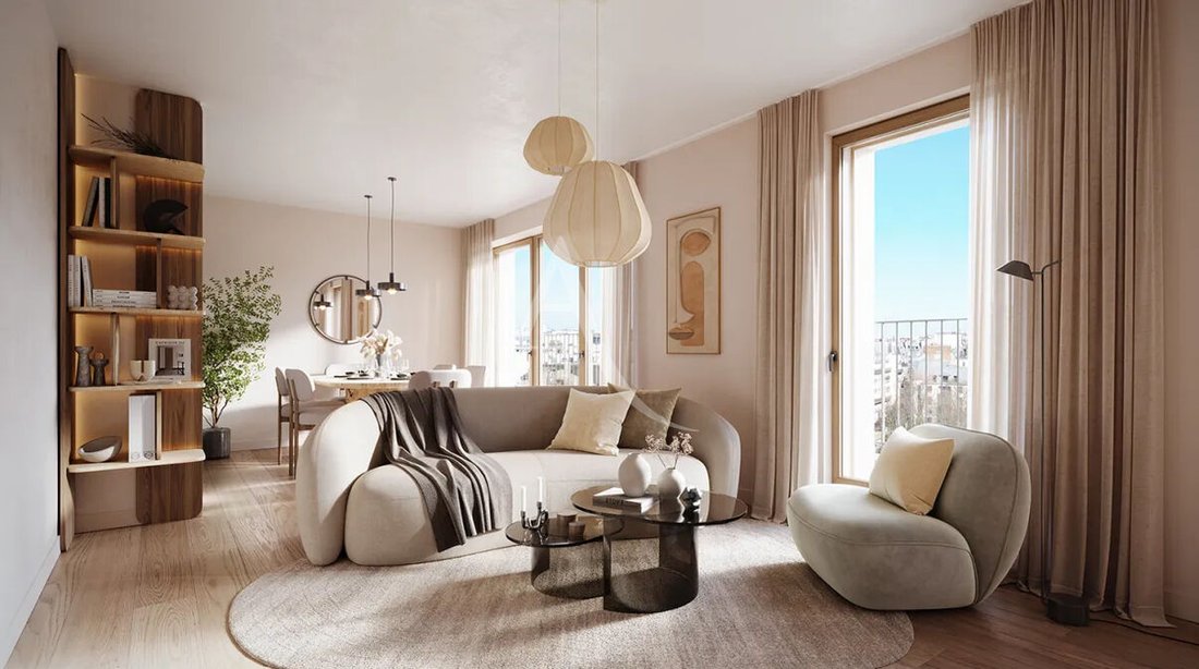Apartment in Père Lachaise-Réunion, Paris 20e Arrondissement, Paris 5 - 18492122