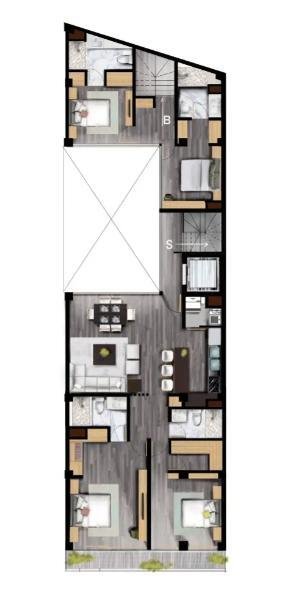 Apartment in Santa Catarina Yecahuitzotl, Mexico City, Mexico 1 - 18492714