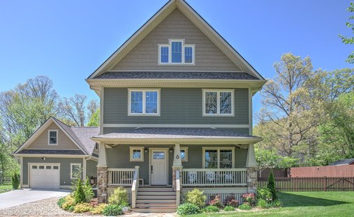 Maison à Black Mountain, Caroline du Nord, États-Unis 1