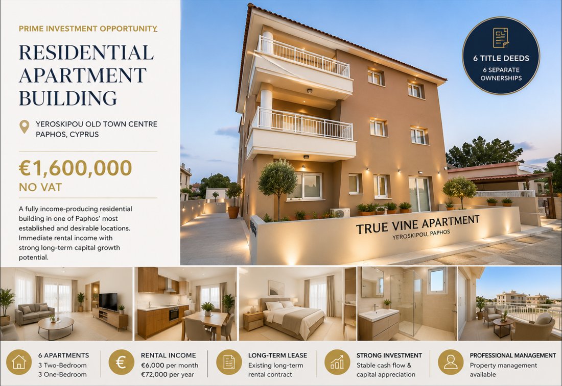 Appartement à Geroskipou, Paphos, Chypre 1 - 18497875