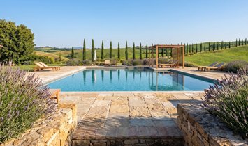 Maisons de campagne à Monteroni d'Arbia, Toscane, Italie 2