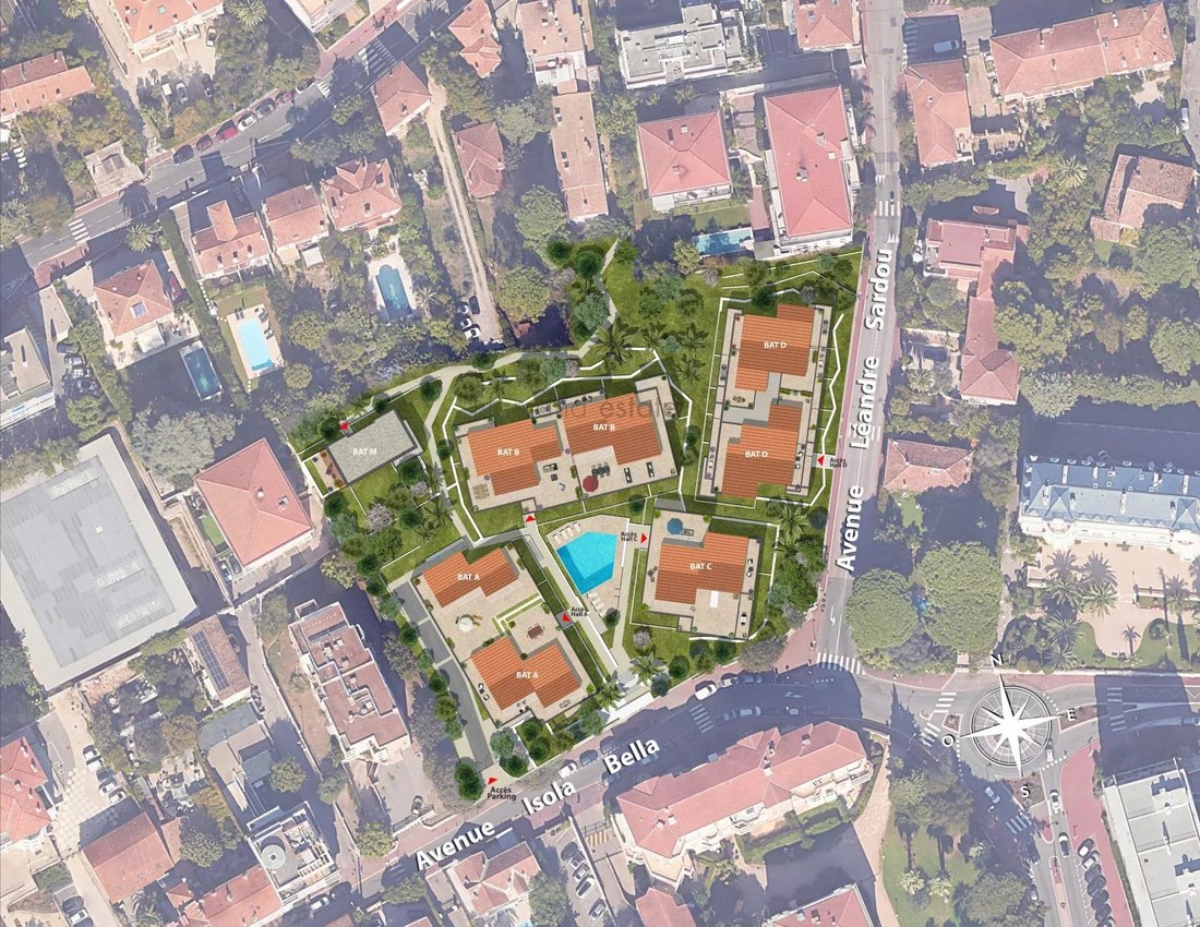 Apartment in Montfleury, Cannes, France 5 - 18501129
