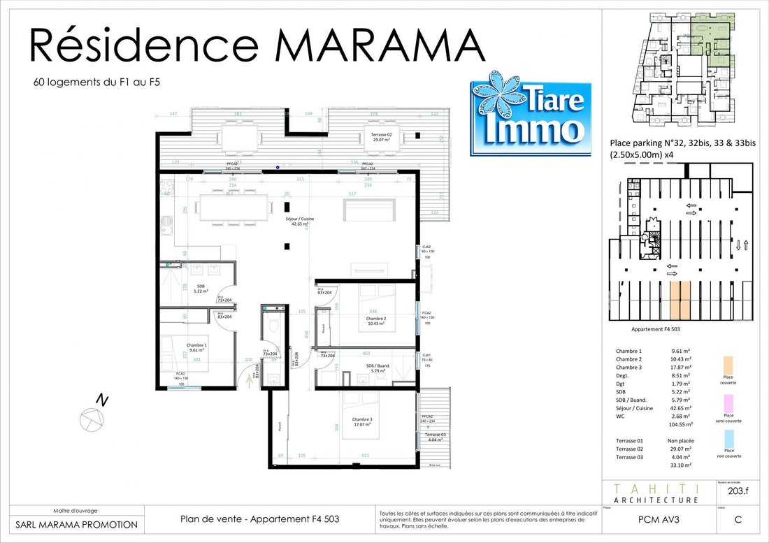 Apartment in Pape'ete, Windward Islands, French Polynesia 1 - 16401603