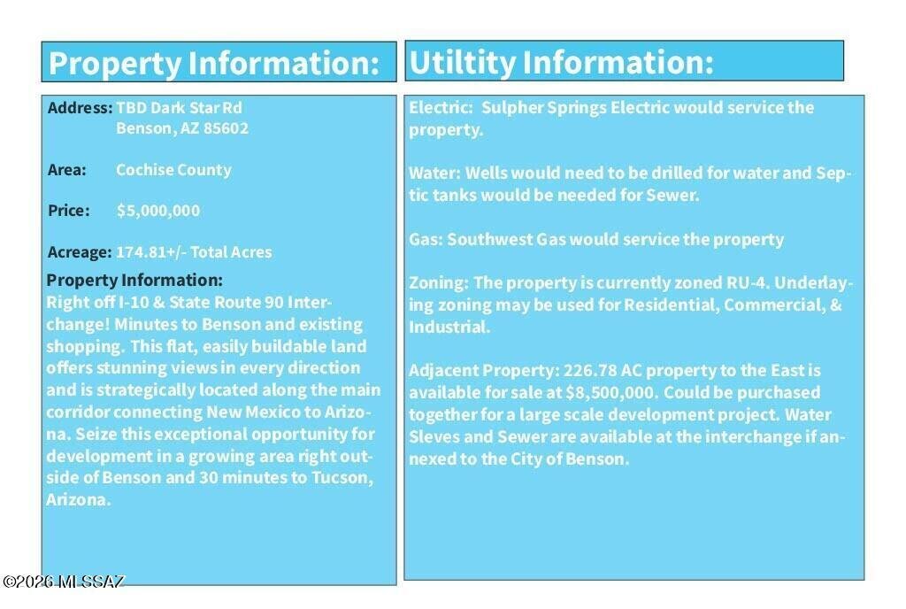 Land in Benson, Arizona, United States 4 - 18504717
