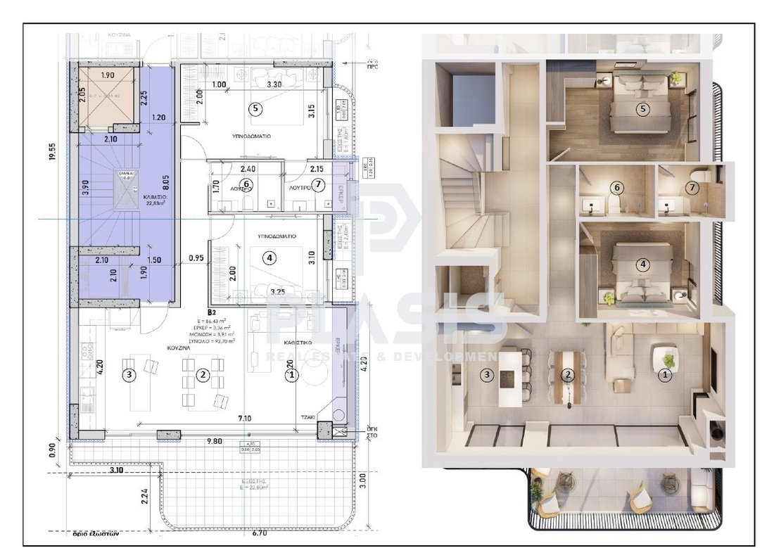 Apartment in Glyfada, Attica, Greece 5 - 18500471