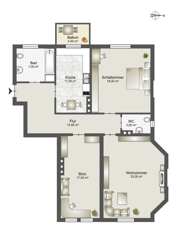 Apartment in Munich, Bavaria, Germany 2 - 18500208