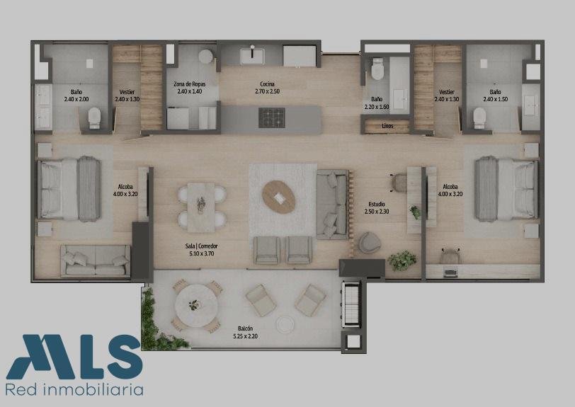 Apartment in Medellín, Antioquia, Colombia 2 - 18506351