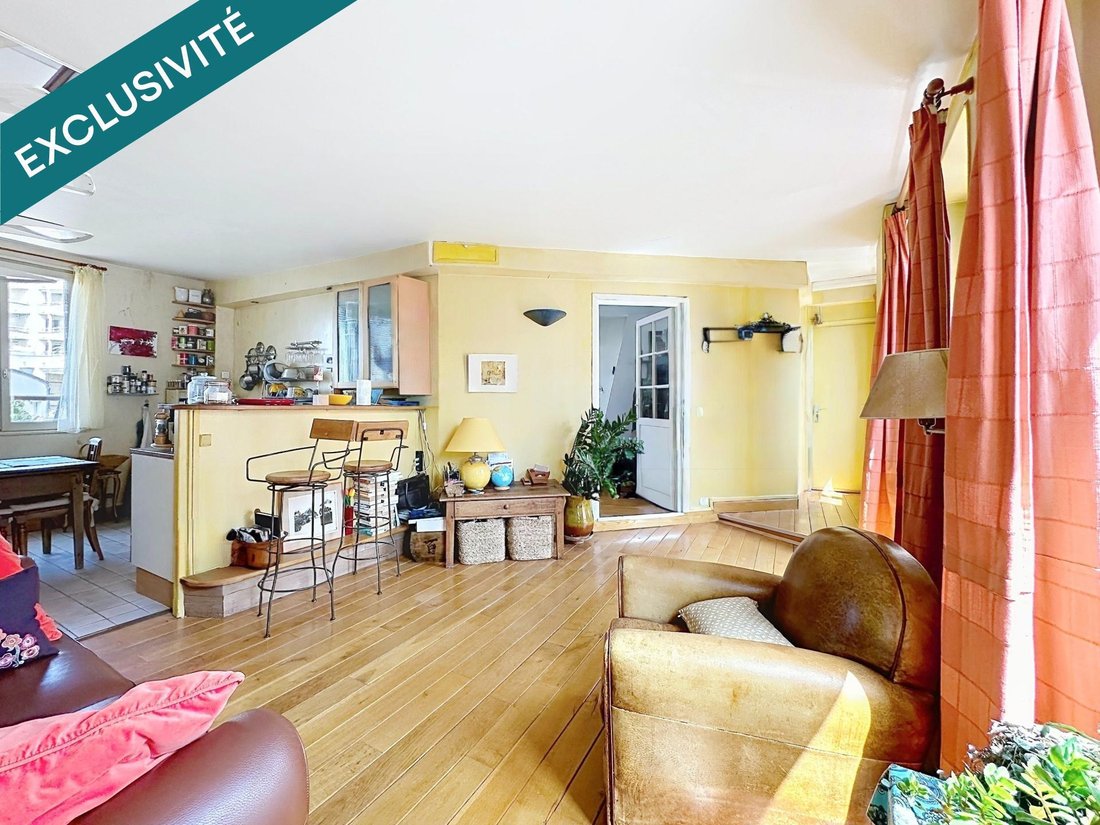 Apartment in Buttes Chaumont, Paris 19e Arrondissement, Paris 3 - 18508068