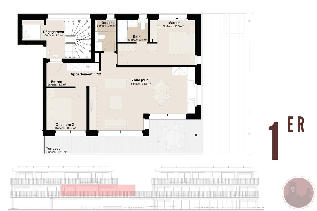 Wohnung in Martigny, Wallis, Schweiz 5 - 18509836