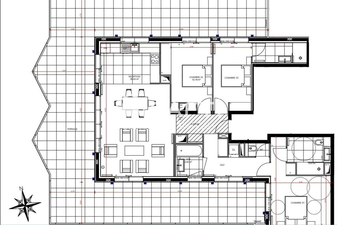 Apartment in Zone Industrielle-Forêt, Le Touquet-Paris-Plage, France 3 - 18516956
