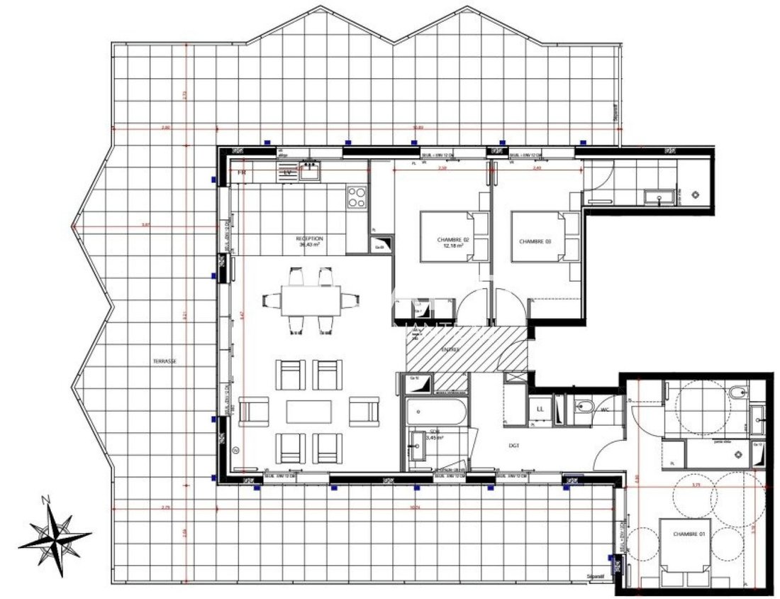 Apartment in Zone Industrielle-Forêt, Le Touquet-Paris-Plage, France 3 - 18516964