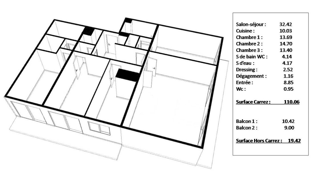 Apartment in Pereire-Malesherbes, Paris 17e Arrondissement, Paris 1 - 17272963