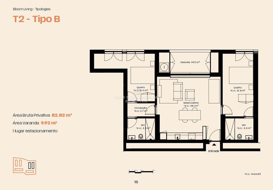 Appartement à Moreira, District de Porto, Portugal 3 - 17803302
