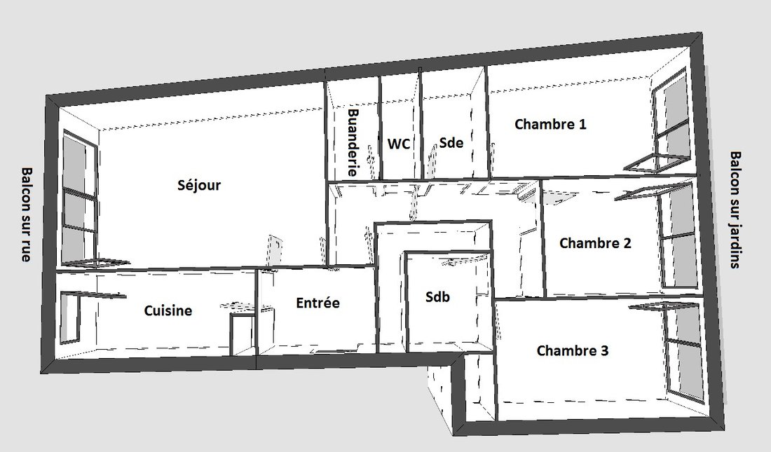 Apartment in Léon-Blum Folie-Regnault, Paris 11e Arrondissement, Paris 1 - 18528015