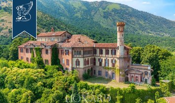 Castle in Caselette, Piedmont, Italy 1