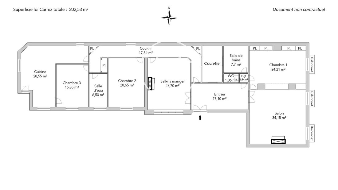 Apartment in Muette Nord, Paris 16e Arrondissement, Paris 5 - 18526364