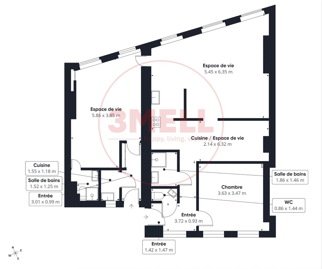 Apartment in Paris 3e Arrondissement, Paris, France 3 - 18526638