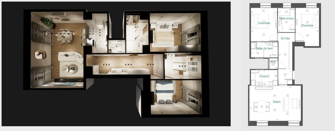 Wohnung in Nizza, Provence-Alpes-Côte d'Azur, Frankreich 5 - 18528175