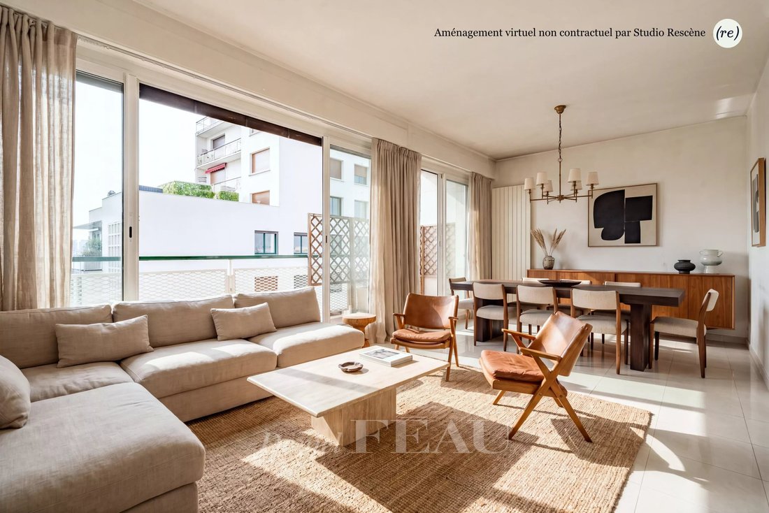 Apartment in Auteuil Sud, Paris 16e Arrondissement, Paris 2 - 18509977