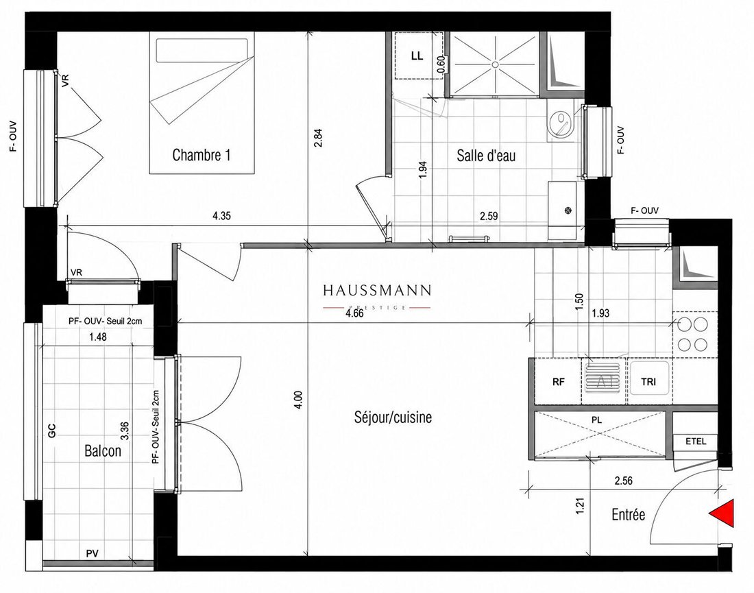 Apartment in Cambronne-Garibaldi, Paris 15e Arrondissement, Paris 2 - 18531581