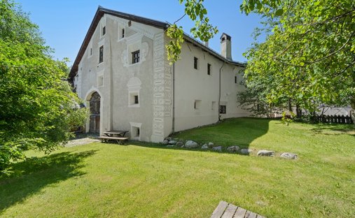Haus in Zuoz, Graubünden, Schweiz 1
