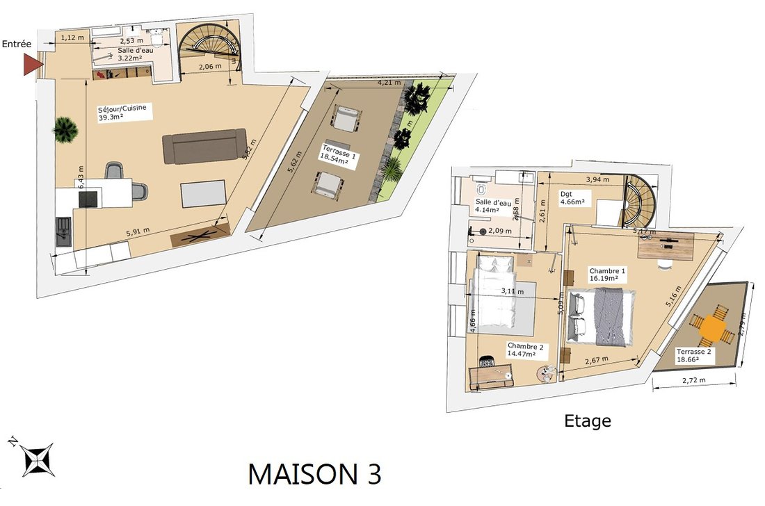 Maison à Espace Villeroy-Les Quilles, Sète, France 3 - 18534843