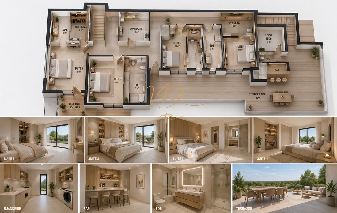 Land in Grimaud, Provence-Alpes-Côte d'Azur, France 3 - 18535984