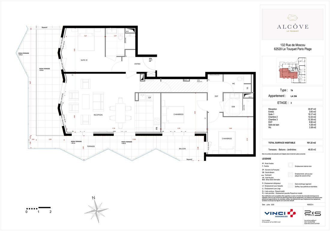 Apartment in Zone Industrielle-Forêt, Le Touquet-Paris-Plage, France 4 - 18522737