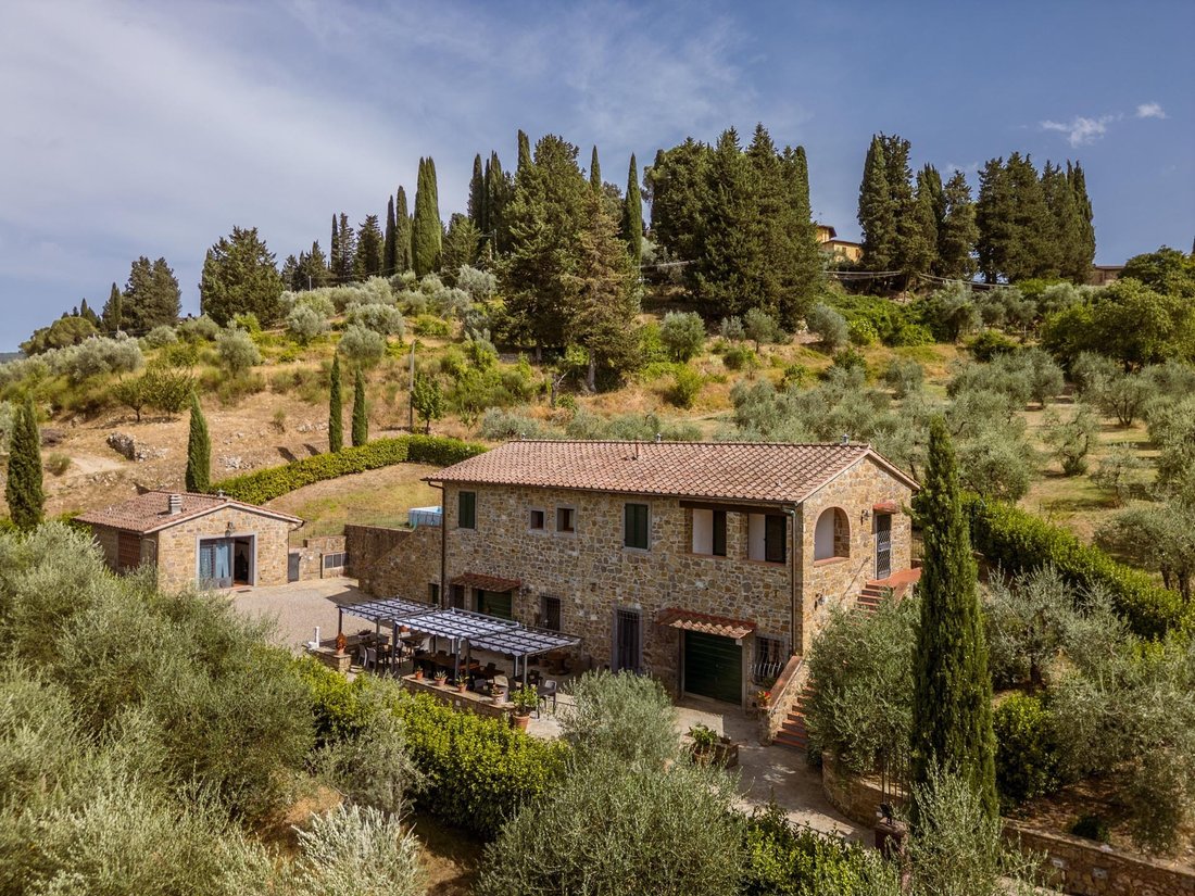 Farm Ranch in Center, Greve in Chianti, Tuscany 1 - 18539062