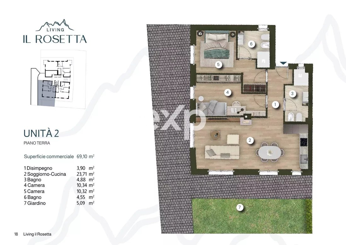 Apartment in Primiero San Martino di Castrozza, Trentino – Alto Adige/Südtirol, Italy 2 - 18541114