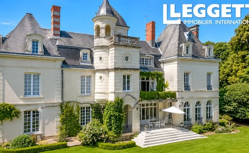 Castello a Vaux-sur-Vienne, Nuova Aquitania, Francia 1