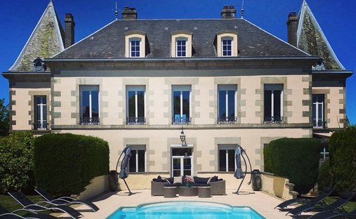 Chateau in Chalus, Nouvelle-Aquitaine, France 1