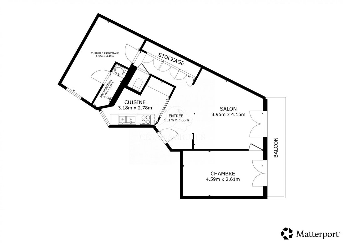 Apartment in Perouses, Paris, Ile-de-France 2 - 18342021