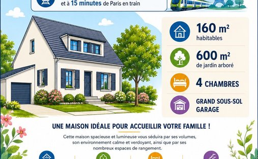 Maison à Piscop, Île-de-France, France 1