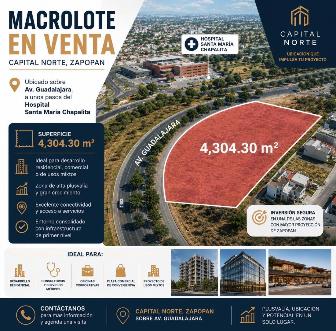 Land in Zapopan, Jalisco, Mexico 3 - 18550566