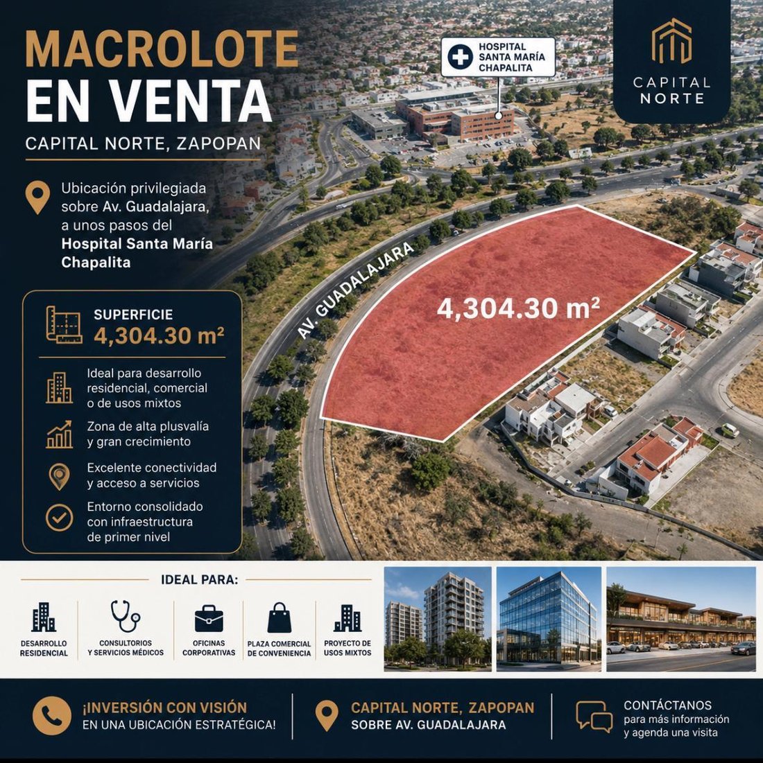 Land in Zapopan, Jalisco, Mexico 1 - 18550566
