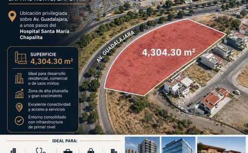 Terreno a Zapopan, Jalisco, Messico 1
