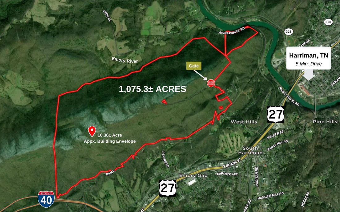 Land in Harriman, Tennessee, United States 5 - 16106032