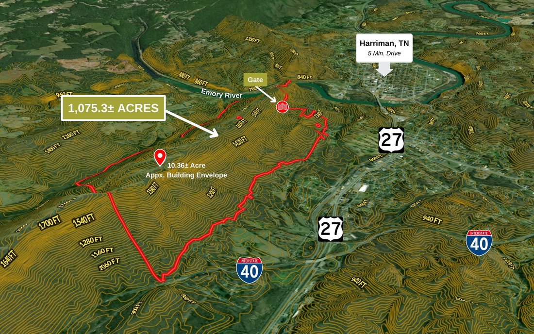 Land in Harriman, Tennessee, United States 4 - 16106032